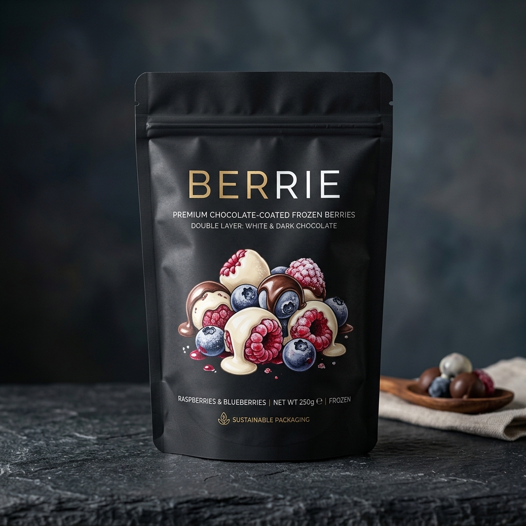 Berrie Premium Packaging Mockup